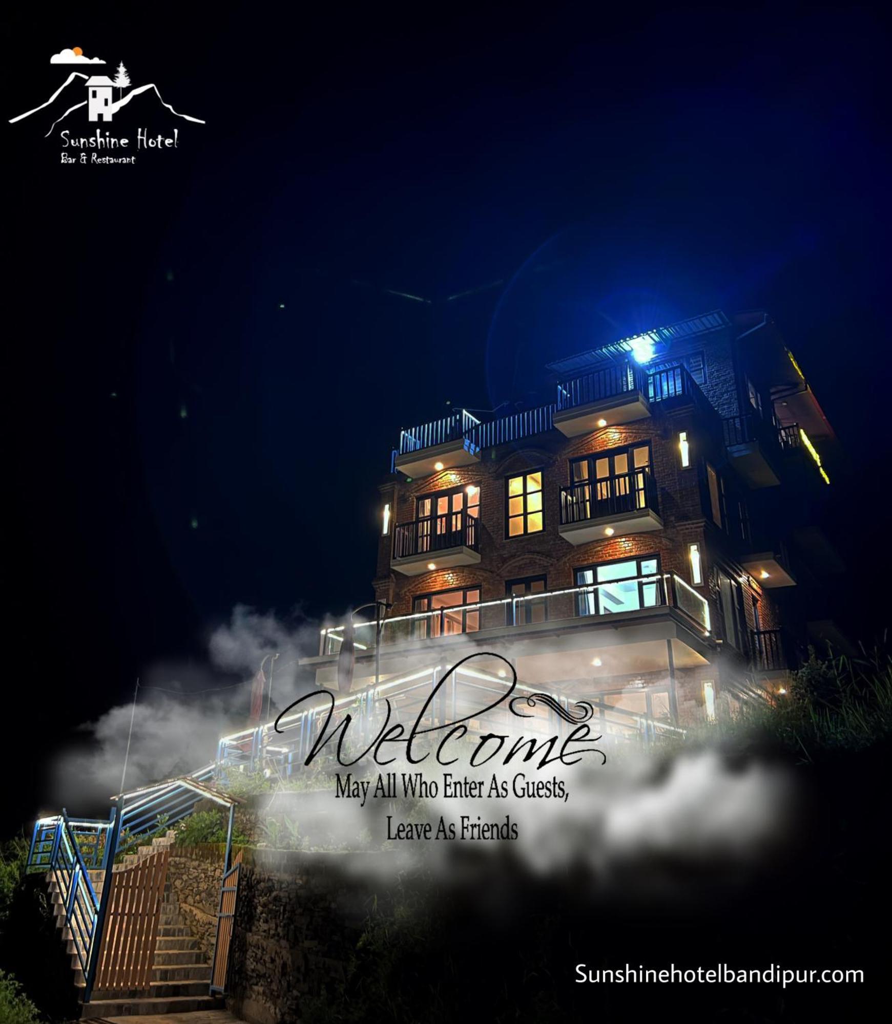 Sunshine hotel bandipur Tanahun Bagian luar foto