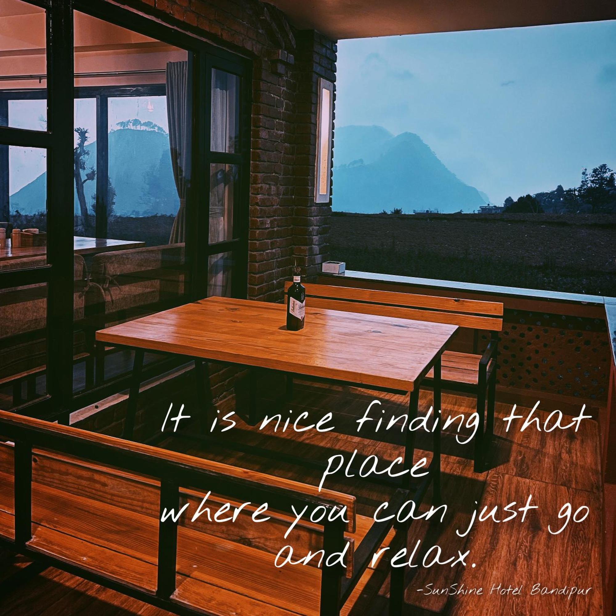 Sunshine hotel bandipur Tanahun Bagian luar foto